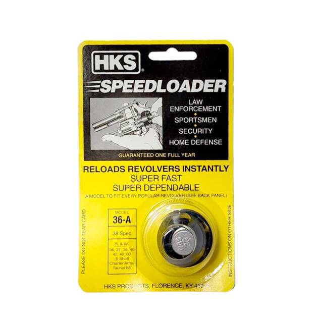 HKS 36-A Cargador rápido .38 y 357/5 Tiros