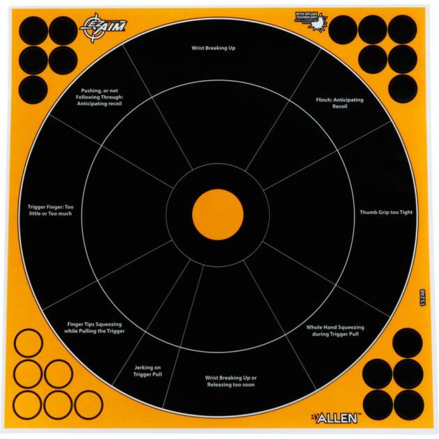 Blancos Allen EZ AIM Adhesivos de 12"x12"