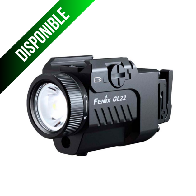 Linterna Fenix con laser para pistola GL22