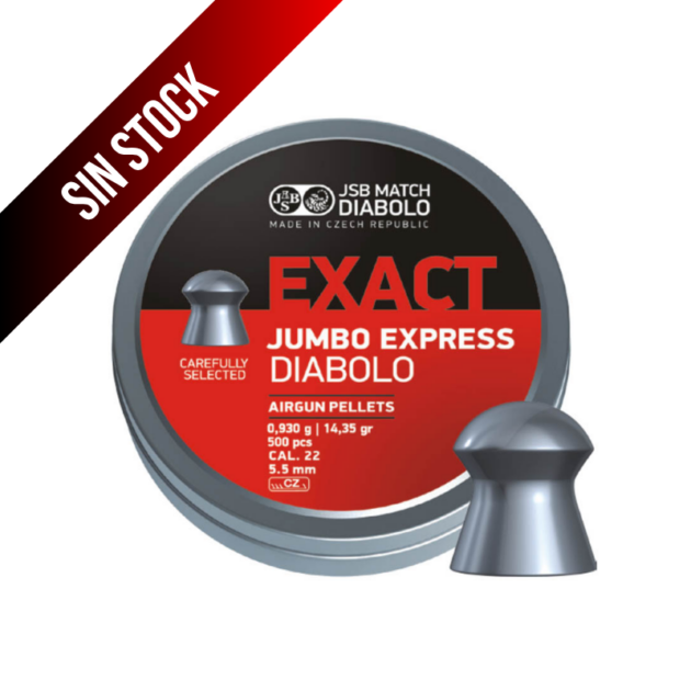 JBS Exact Jumbo Express Diabolo 5,5mm/ 14,35gr / 500 Und.