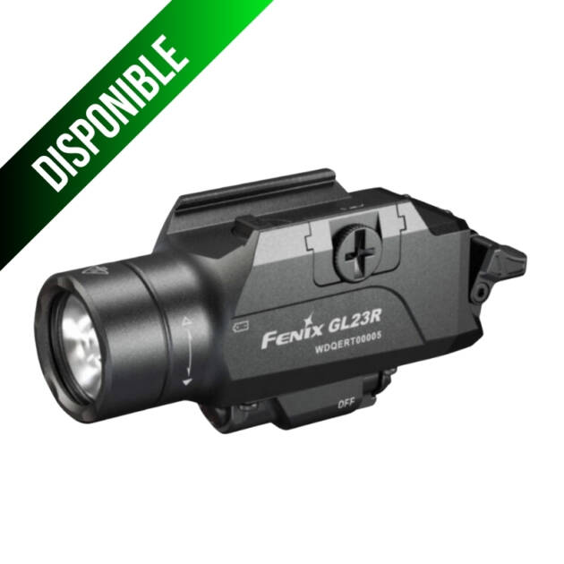 Linterna Fenix con laser verde para pistola GL23R