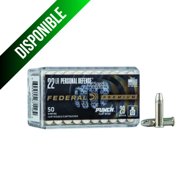 Federal Personal Defense Cal. 22 LR  29 Gr/ 50 unidades