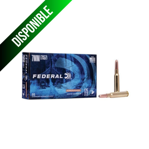 Federal Power-Shok Cal. 7MM Mauser/ 175 Gr