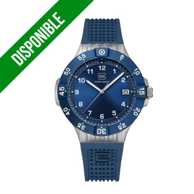 Reloj Glock GW-15-5-22 Plateado y Azul