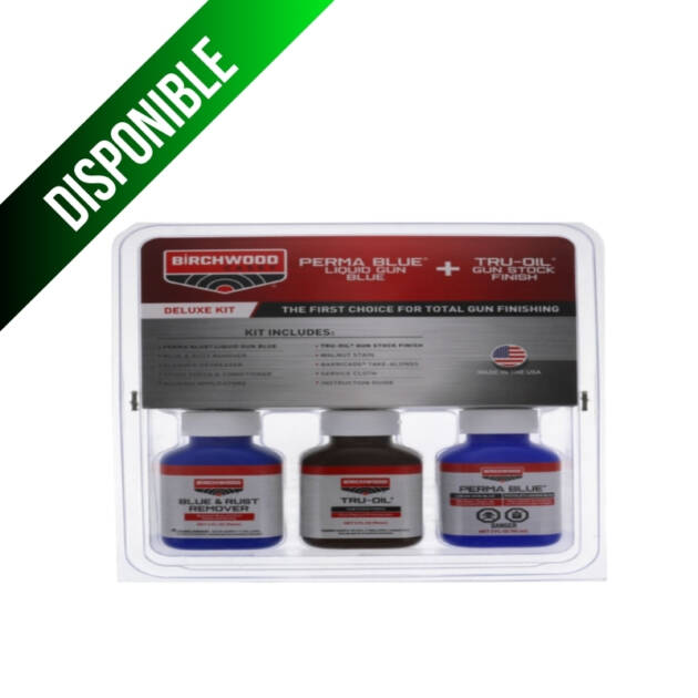 Kit de acabado 3oz 90ml Dlx Blueing & Stock Finish Kit
