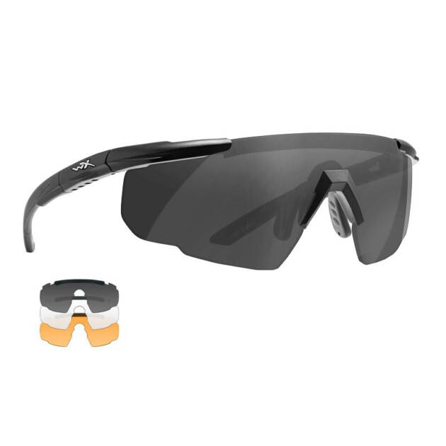 Lente Balístico Wiley X Saber Advanced 3 Micas