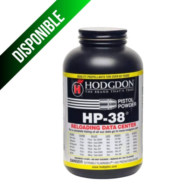 Hodgdon HP-38 - Recomendado para arma corta /454g